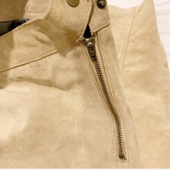 J.Crew Collection Genuine Suede High Waist Trouser - Picture 4 of 8